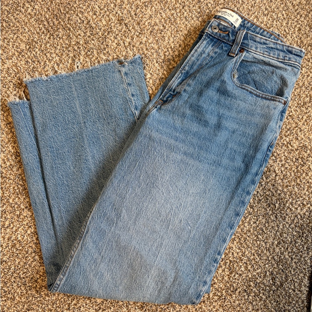 Abercrombie & Fitch High Rise Blue Jeans